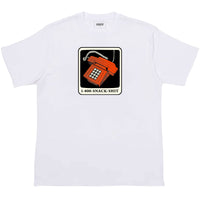 1-800-NUMBER TEE - WHITE