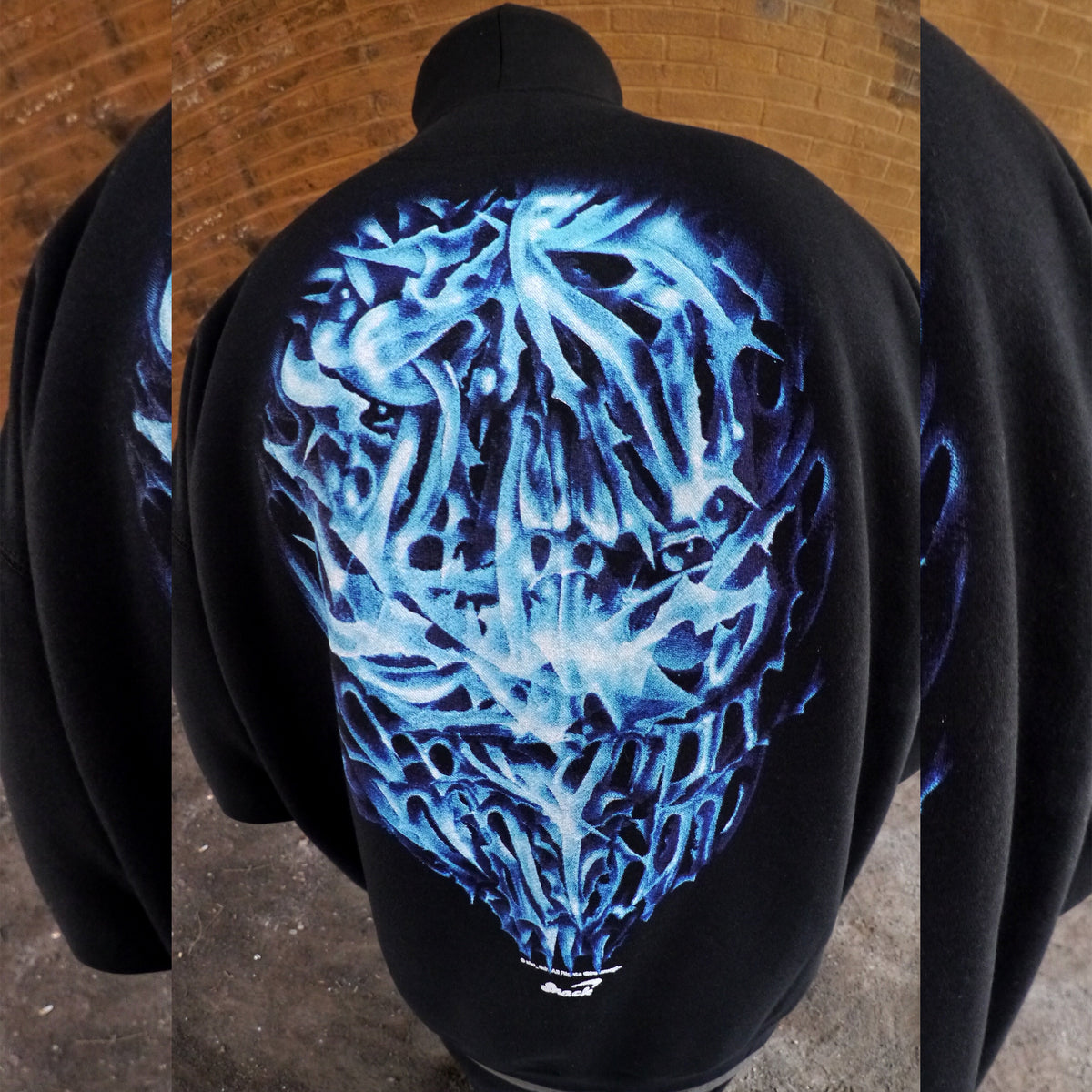 CHROME FACE FULL ZIP HOODIE – Snack Skateboards