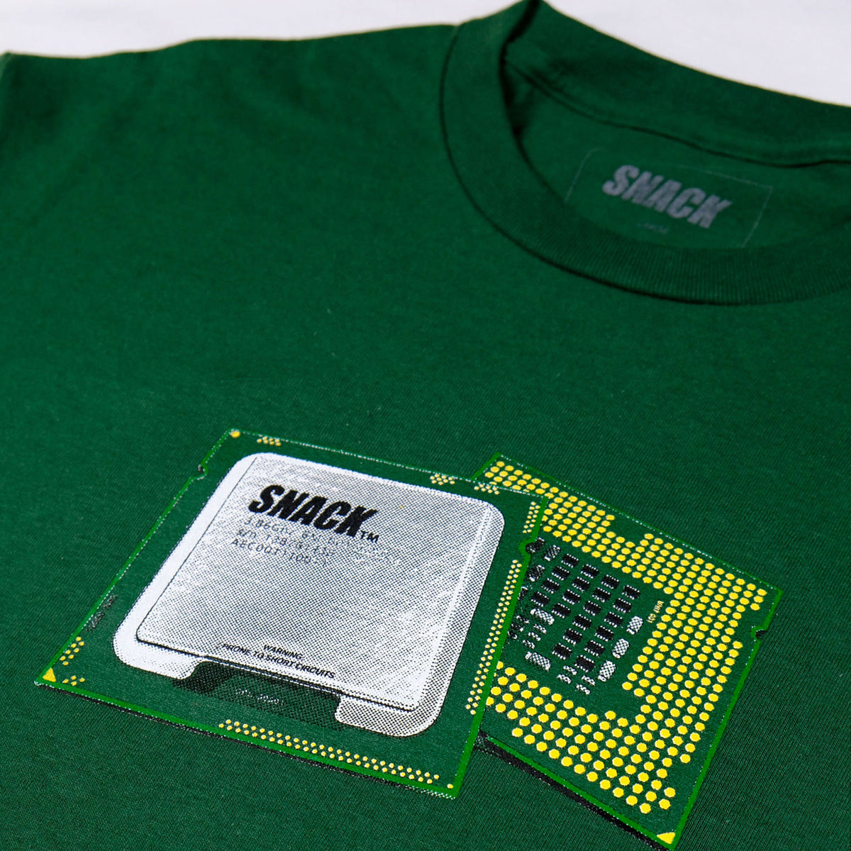★Snack Skateboards★Snack Microchip T-Shirt関税込★ MICROCHIP TEE - PINE L – Snack Skateboards