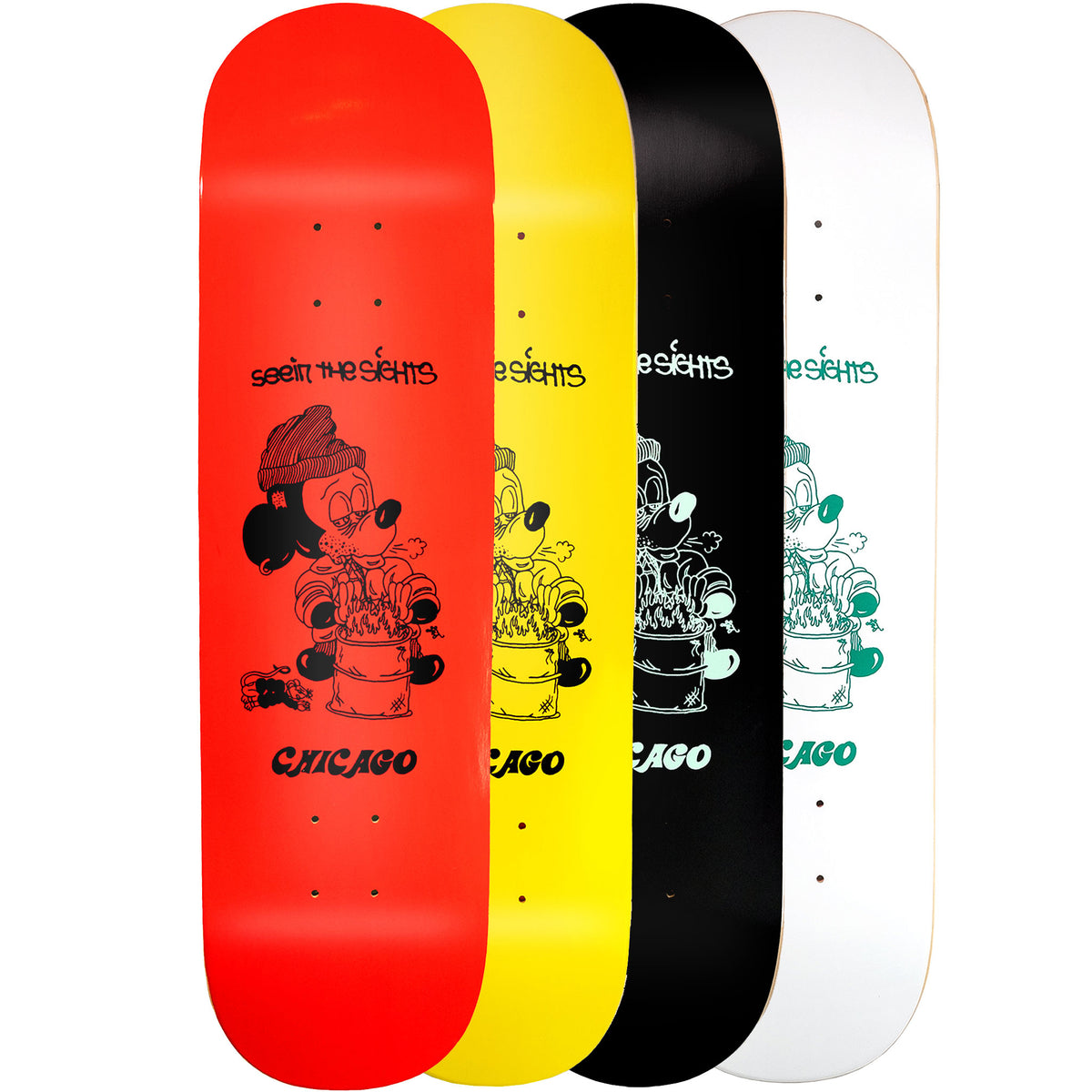 SEEIN THE SIGHTS: CHICAGO' DECK – Snack Skateboards