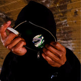 CHROME FACE FULL ZIP HOODIE