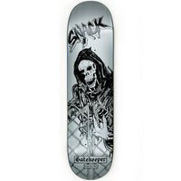 GATEKEEPER' DECK (SILVER) – Snack Skateboards