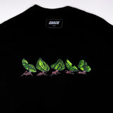LEAFCUTTER TEE - BLACK
