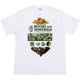 ROCKS & MINERALS TEE - WHITE